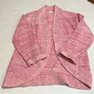 Hatley cardigan, size 7 with pink sparkly thread throughout